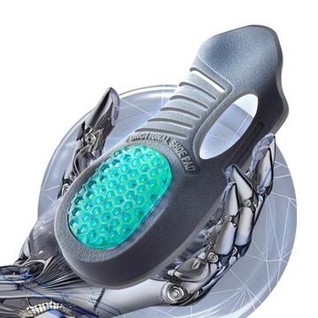 Шокирующие туфли до плоской вальгус супинининг шпоры