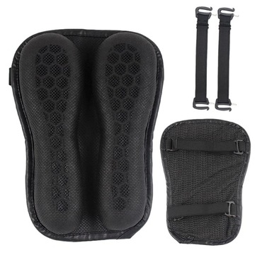 Подушка сиденья для мотоцикла Удобная, эргономичная амортизирующая подушка, черная