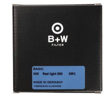 B+W Filtr czerwony jasny 090 MRC Basic 49 mm