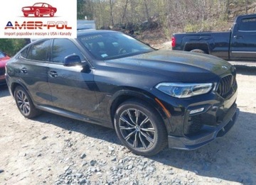 BMW X6 G06 2021 BMW X6 M50I 2021 4.4l 4.4 Benzyna 523KM