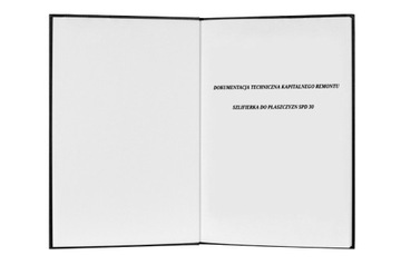 Szlifierka do płaszczyzn SPD 30 Katalog Części