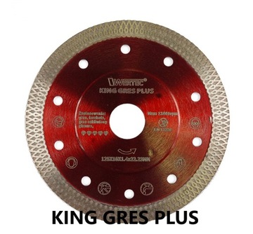 Tarcza Diamentowa do gresu KINGGRES PLUS 125x22x10