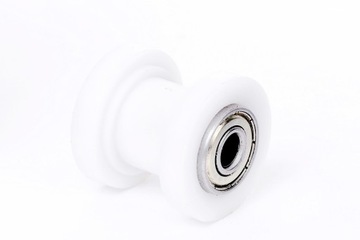 Rolka napinacza łańcucha biała 8 mm