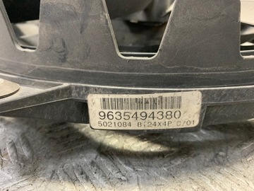 LANCIA PHEDRA 2.0 JTD VENTILÁTOR CHLADIČŮ 9635494380