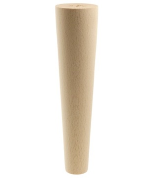 Noga drewniana 18 cm nóżka buk surowa prosta