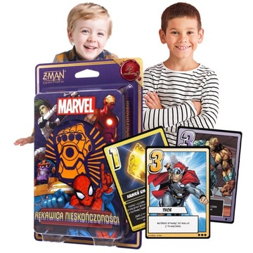 Gra Karciana dla Dzieci MARVEL Towarzyska ZABAWA!!