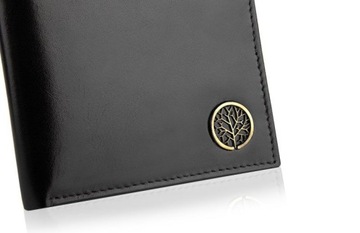 Skórzany portfel męski Betlewski RFID premium slim