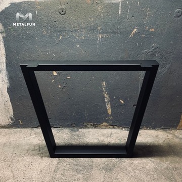 Noga metalowa Stelaż pod blat Trapez stół 80x40