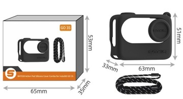 Чехол-ремешок Sunnylife Hand Holder для камеры Insta360 GO 3S Black