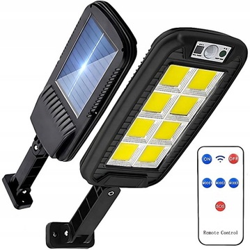 Lampa uliczna 600 W 6800 lm zasilanie solarne