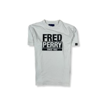 Fred Perry T-Shirt Koszulka Młodzieżowa Biała S M