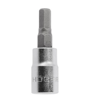 Nasadka 1/4'' z końcówką IMBUS HEX 5mm HOGERT