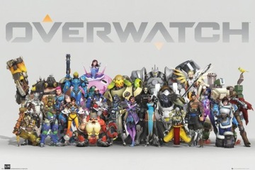 Overwatch Anniversary Line Up - plakat 91,5x61 cm