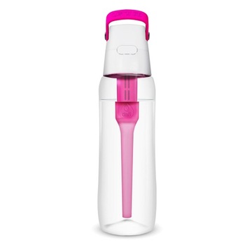 Бутылка Dafi SOLID розового цвета FLAMING + 4 фильтра