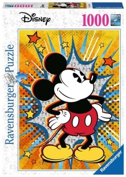 Myszka Mickey Retro PUZZLE 1000 ELEMENTÓW Idealny PREZENT na ŚWIĘTA Puzzle