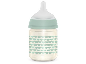 SUAVINEX BUTELKA SX PRO SZKLANA ANTYKOLKOWA 120 ML ZE SMOCZKIEM 0M+ WOLNY