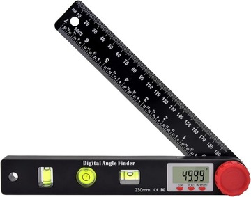 Kątomierz Elektroniczny Cyfrowy 230mm 360° 3 POZIOMNICE