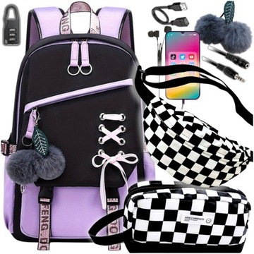 Молодежная школа рюкзак школьная сумка для завтрака завтрака