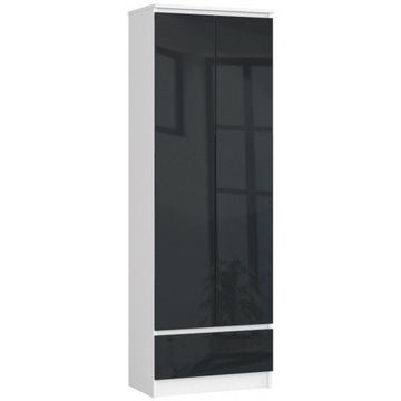 REGAŁ do BIURA SZUFLADA 4 PÓŁKI MEBLE 60x35x180cm