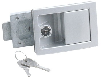 Metalowy prostokątny zamek do drzwi przyczepy 10 x 7 cm MC700 Haba Turismus