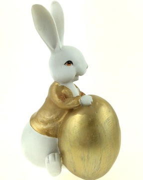 HARE HARE RABBIT БЕЛОЕ ЗОЛОТО 21 см COR MULDER