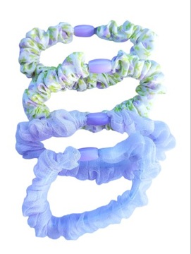 НАБОР РЕЗИНОК ДЛЯ ВОЛОС «ЦВЕТЫ» ИЗ 4 ШТ.