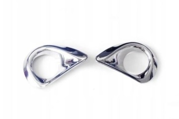 NAKŁADKI ZDERZAKA HALOGEN TYŁ CHROM MITSUBISHI ASX