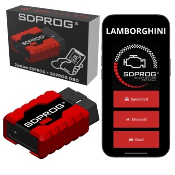 Lamborghini Diagnostický tester Rozhraní OBD2 Program Sdprog Obd