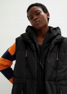 50 ДЛИННЫЙ ЖИЛЕТ НА ПУХЕ С КАПЮШОНОМ Bonprix