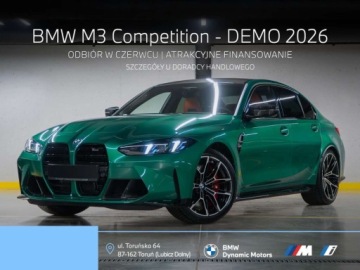 BMW Seria 3 G20-G21 2026 BMW M3 Competition M xDrive 530 KM - DEMO 2026 - Pakiet Ultimate - Kamera