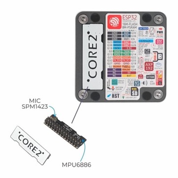 M5Stack Core2 — модуль разработки — ESP32-D0WD-V3