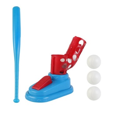 Kids Baseball Pitching Machine Sports Game Baseball Batting Machine for Red