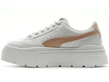 Puma MAYZE STACK Женская обувь Кожаные, белые кроссовки на платформе