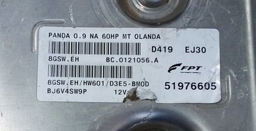 КОНТРОЛЛЕР ДВИГАТЕЛЯ FIAT 51976605