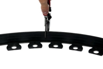 Комплект газонных бордюров 30 МЕТРОВ + бордюрные анкеры