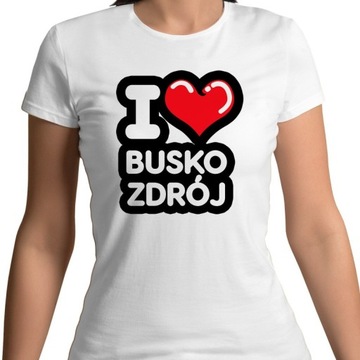 koszulka K-B kocham Busko-Zdrój