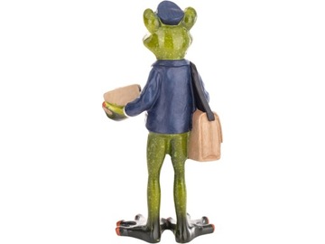 Ozdobna Figurka 16,5 x 8 x 7 cm - Żaba listonoszka Pani listonosz