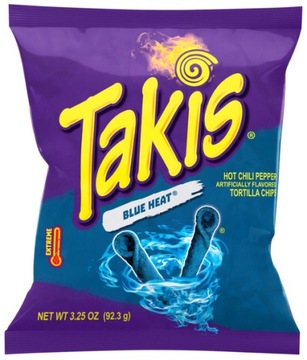 TAKIS BLUE HEAT - 92g - AMERYKAŃSKA WERSJA - OSTRE!