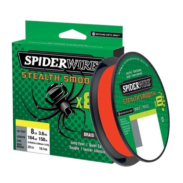 SpiderWire Stealth Smooth 8 Красная оплетка 0,06 мм 5
