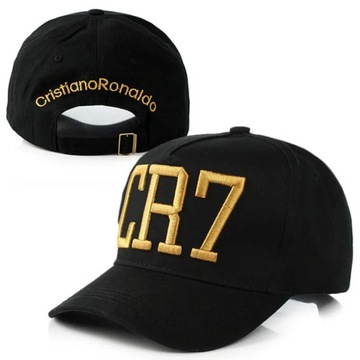 Czapki CR7 - Czapki Baseballowe Snapback Hip Hop, Regulowane na Słońce
