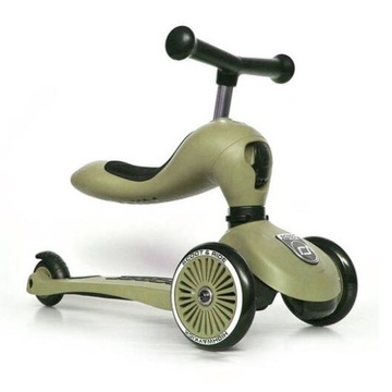 ScootAndRide Highwaykick 1 поездка на самокате 2в1 / Olive