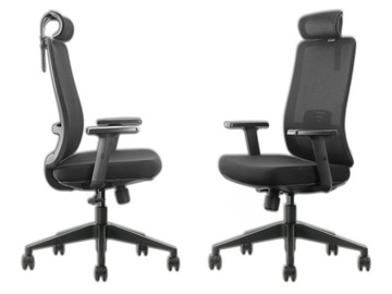 ERGONOMICZNY FOTEL BIUROWY OBROTOWY KRZESŁO OBROTOWE EKOSTICK- 129x67x62 cm