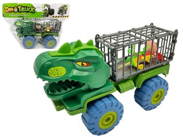 SAMOCHÓD AUTO DINOZAUR FIGURKI DINOZAURY ZESTAW