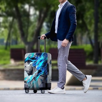 Luggage Cover Football Player Messi No. 10 Pattern Anti-scratch