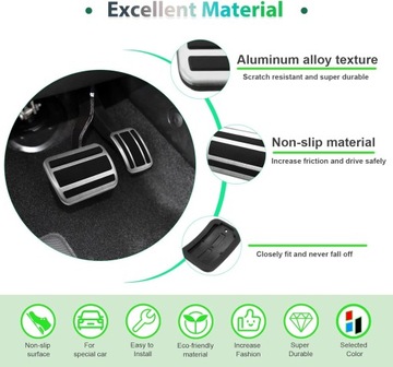 Pedały do gazu i hamulca automatyczna skrzynia biegów GAFAT