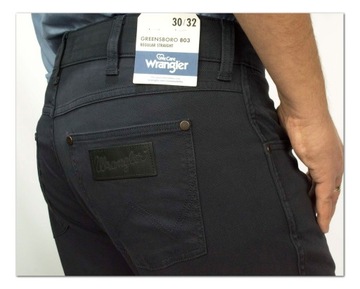 Wrangler Greensboro Dark Navy spodnie męskie W36 L30