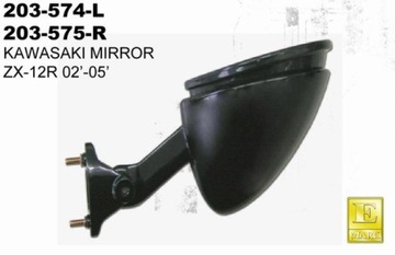 LUSTERKA LUSTERKO KAWASAKI ZX-12R 02 -06 - OKAZ