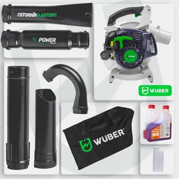 БЕНЗИНОВАЯ ВОЗДУХОДУВКА 1600ВТ САДОВАЯ ДЛЯ ЛИСТ 50Л ПЫЛЕСОС ИЗМЕЛЬЧИТЕЛЬ + МАСЛО