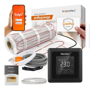 Mata grzejna grzewcza pod płytki 0,5m2 170W/m2 Warmtec DS2-05/ZTS WiFi