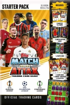 ALBUM KARTY PIŁKARSKIE MATCH ATTAX 2025 MEGAZESTAW STARTOWY TOPPS STARTER